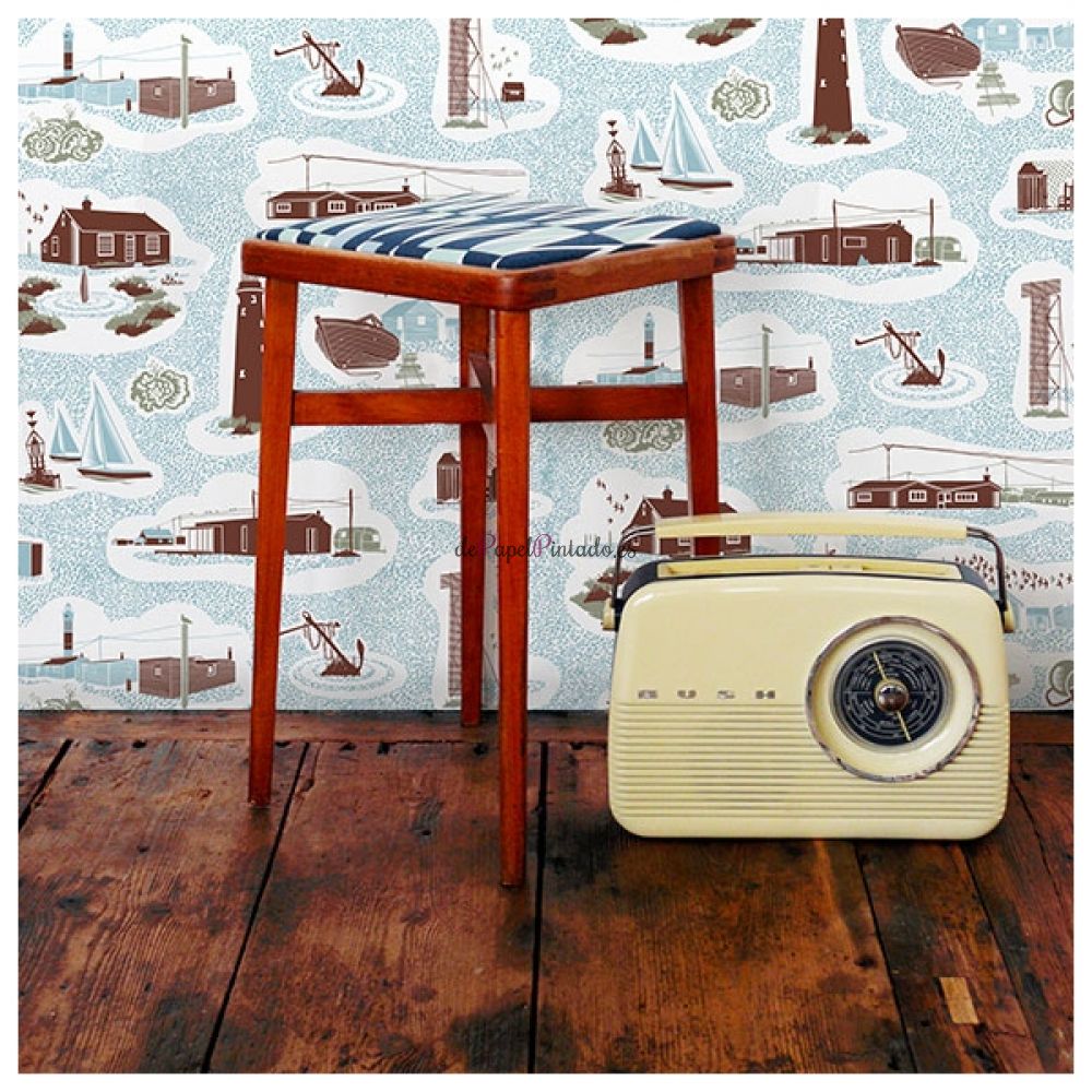 Papel Pintado MINI MODERNS 2 DUNGENESS AZDPT023CB-2